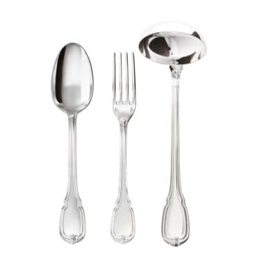 Sambonet Set 3 posate servire Saint Bonnet EPNS Manico Cavo Orfèvre Longho Design Palermo