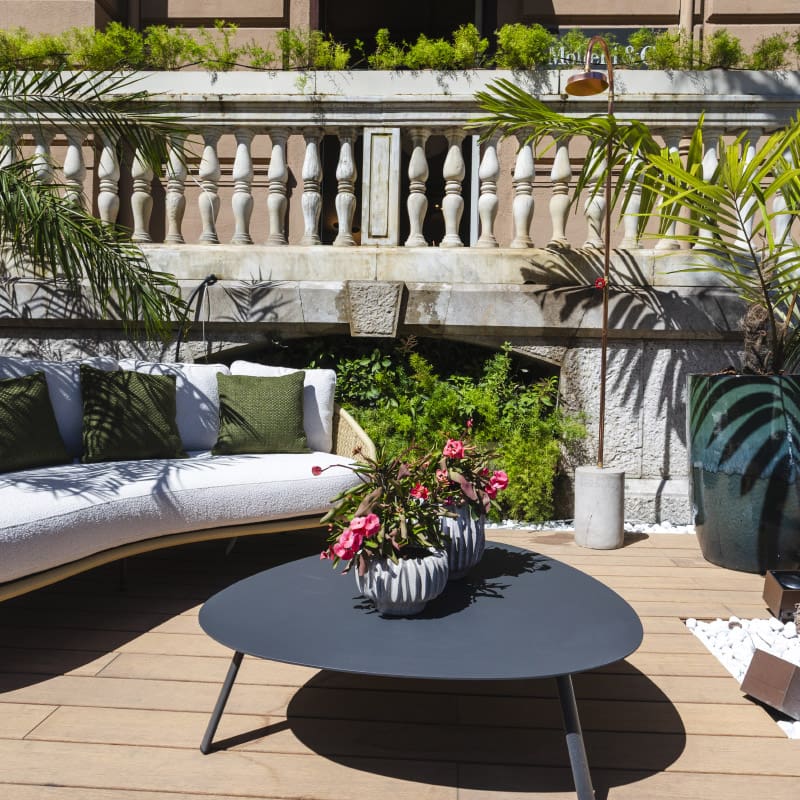 Talenti Tavolino Milo d100 grafite 1 Longho Design Palermo