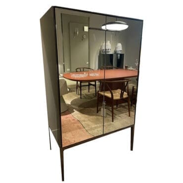 BeB Italia Madia Eucalipto 2 ripiani vetro fumè 4 longho design palermo