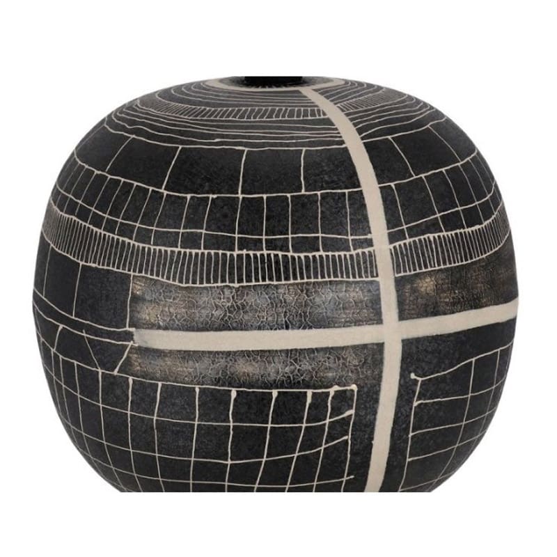 Bizzotto Bottiglia Siva tondo nero d39 2 longho design palermo