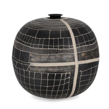 Bizzotto Bottiglia Siva tondo nero d39 longho design palermo