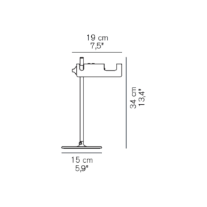 Oluce Lampada da tavolo Mini Spider 294 Longho Design Palermo
