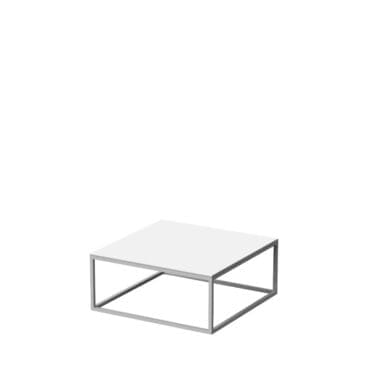 Vondom Tavolino Pixel 60x60 White HPL Black Edge Longho Design Palermo