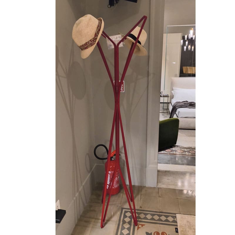 Zanotta Appendiabiti Aster 4 braccia rosso 2 longho design palermo
