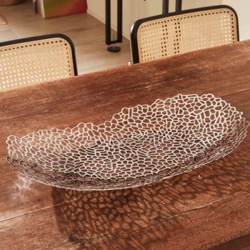 Alessi Centrotavola Opus acciaio 1 Longho Design Palermo