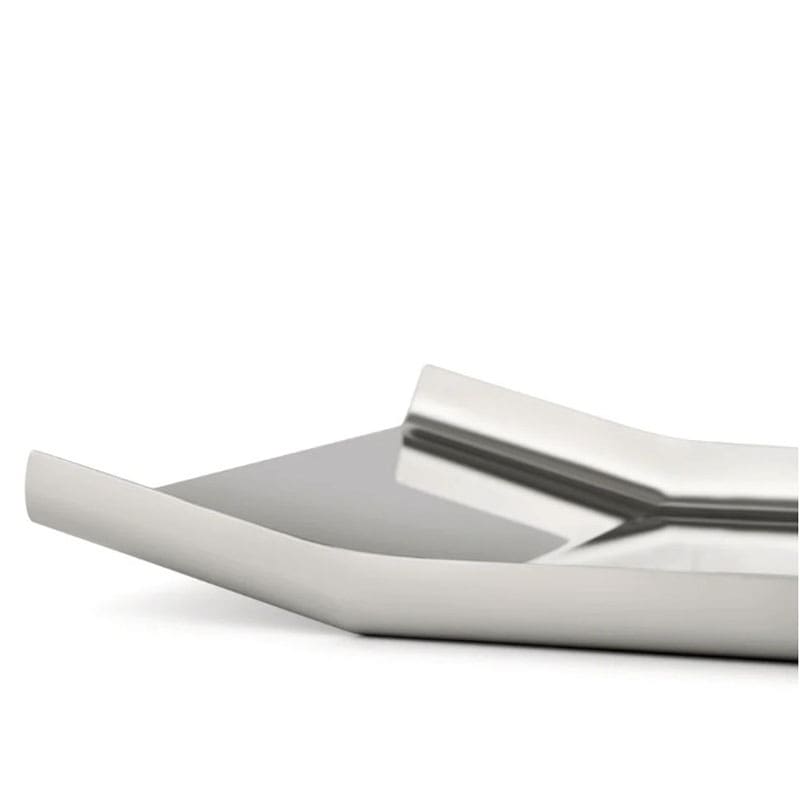 Alessi Vassoio Arran acciaio 2 longho design palermo