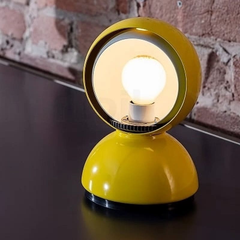 Artemide Lampada da tavolo Eclisse giallo 1 Longho Design Palermo