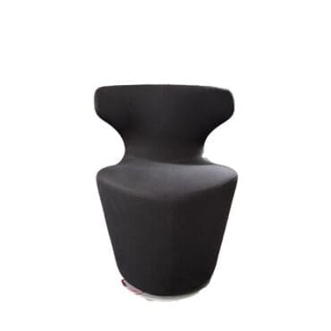 BB Italia Sedia girevole Mini Papilio con meccanismo di ritorno tessuto cat.B nero longho design palermo