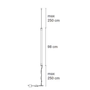 Davide Groppi Sospensione Oort h98 3000K 5 longho design palermo