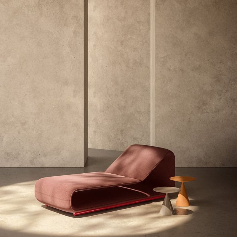 Desalto Chaise Longue Clip Longho Design Palermo