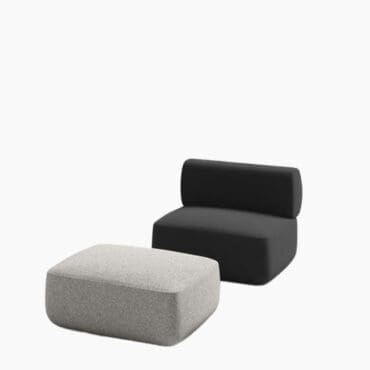 Desalto Pouf Sum con schienale Longho Design Palermo