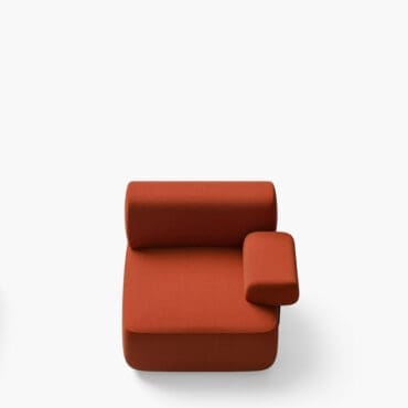 Desalto Pouf Sum con schienale e bracciolo dx Longho Design Palermo