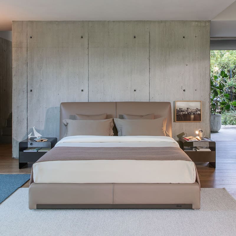 Flou Letto matrimoniale AtelierM base Leonardo 1 Longho Design Palermo