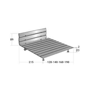 Flou Letto matrimoniale Tadao Longho Design Palermo