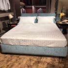 Flou Letto matrimoniale contenitore Nathalie 178x216 Verde longho design palermo