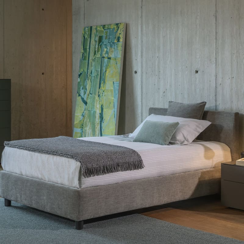 Flou Letto singolo Notturno 2 base Leonardo H16 Longho Design Palermo