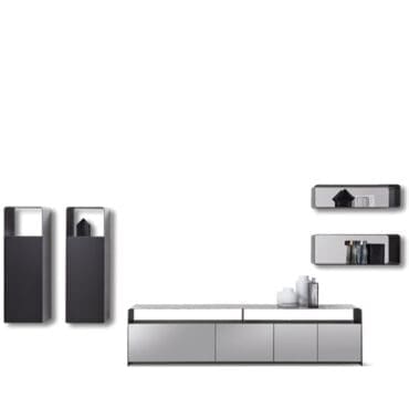 Flou Parete attrezzata componibile Foglio Longho Design Palermo