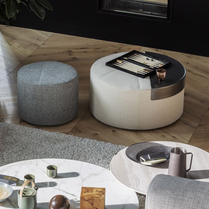 Flou Pouf Moon 3 Longho Design Palermo