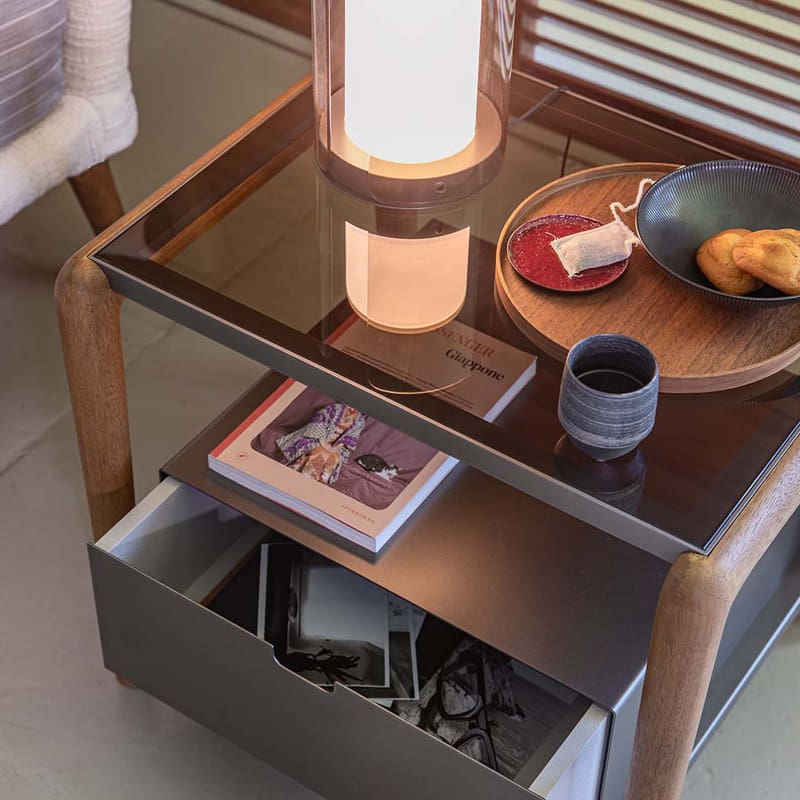 Flou comodino Gaudì 5 longho design palermo