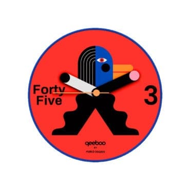 Qeeboo Orologio da parete Joe Quack Longho Design Palermo