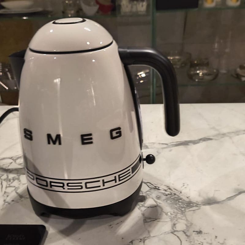 SMEG Bollitore Carrara White porsche 7 longho design palermo