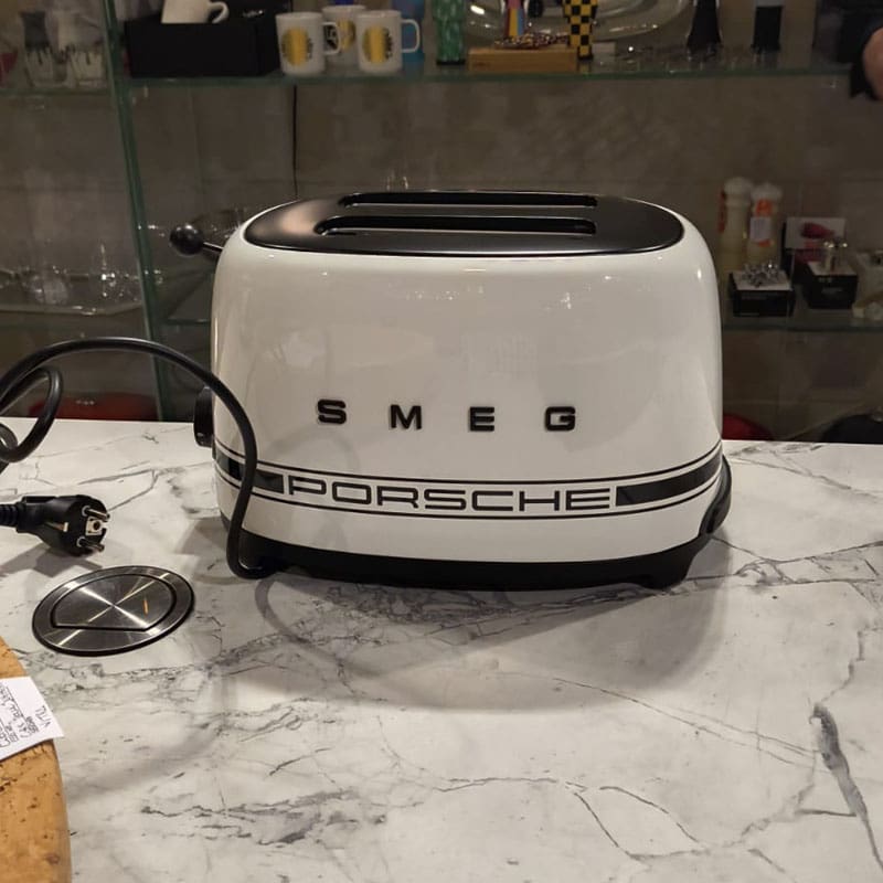 SMEG Tostapane Carrara White porsche 11 longho design palermo