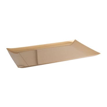 Sambonet - Vassoio Linea Q mirror PVD Gold