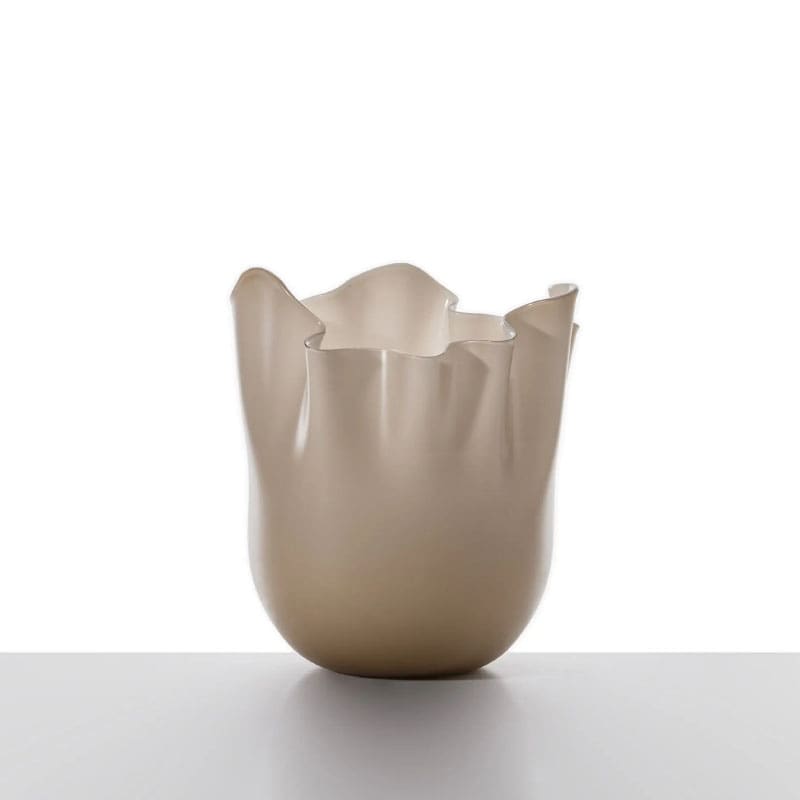 Venini Vaso Fazzoletto medium Moka 2 Longho Design Palermo