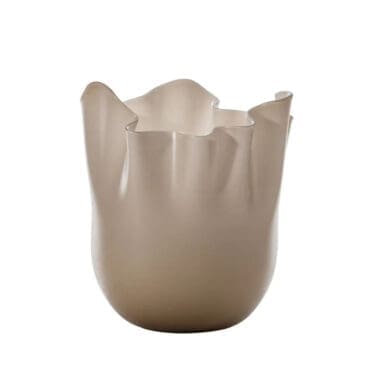 Venini Vaso Fazzoletto medium Moka Longho Design Palermo