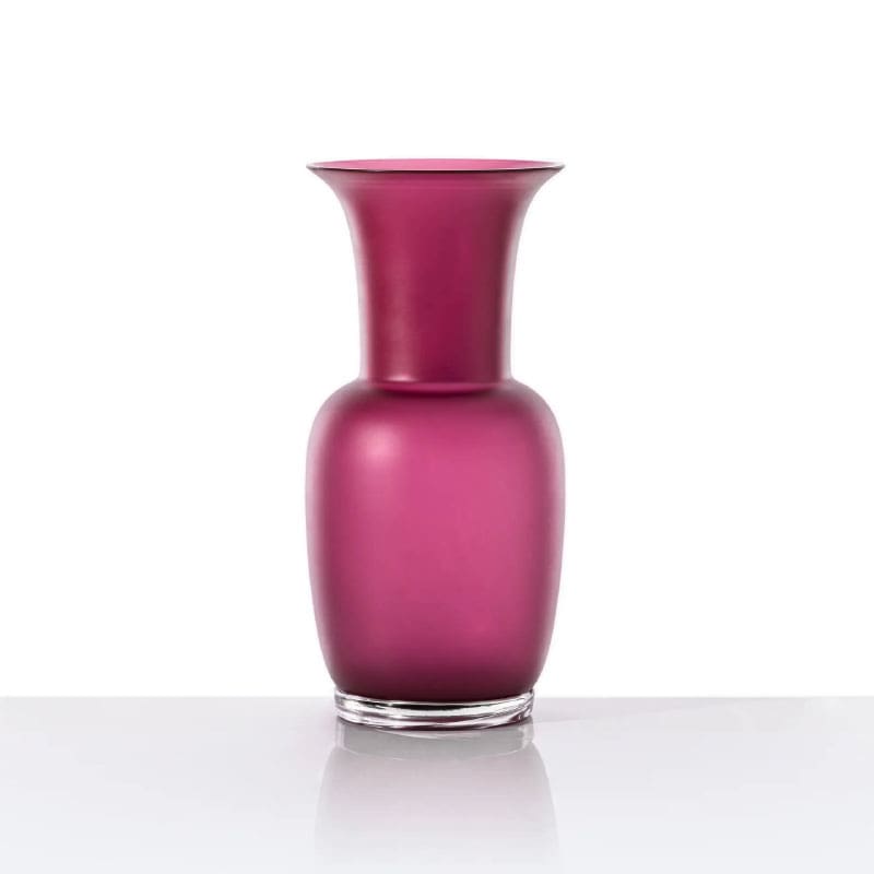 Venini Vaso Opalino magenta sabbiato 1 Longho Design Palermo