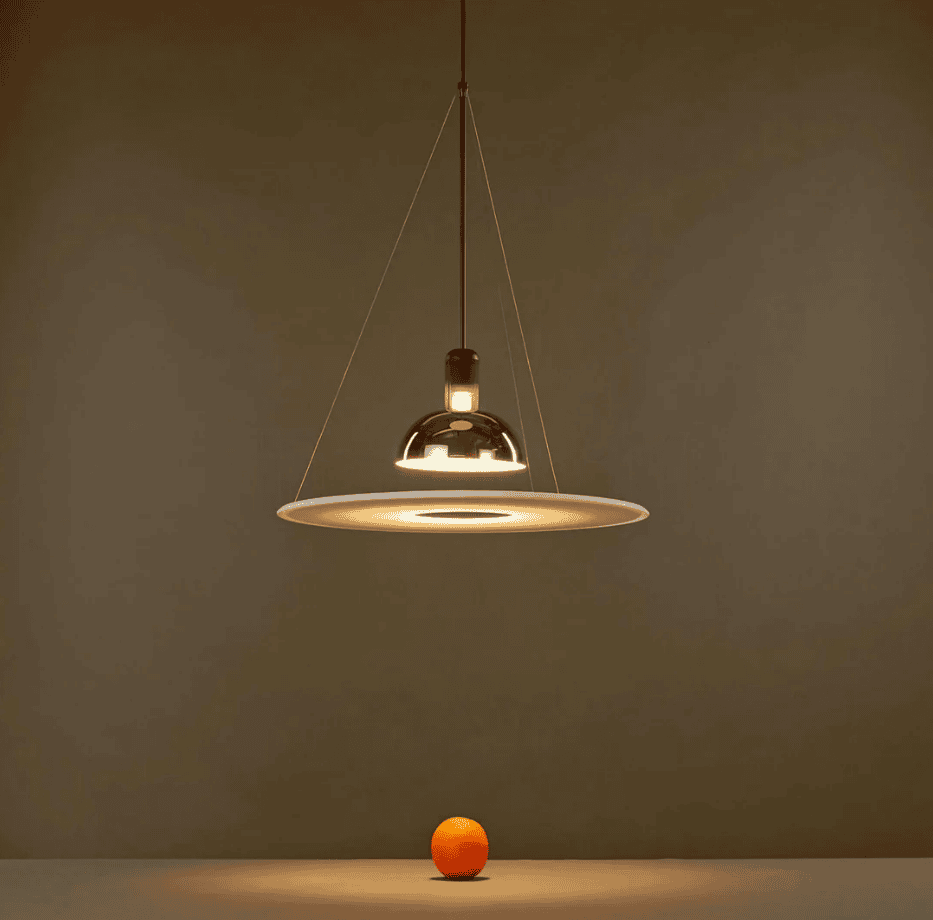 illuminazione cucina con lampade Flos - Frisbi