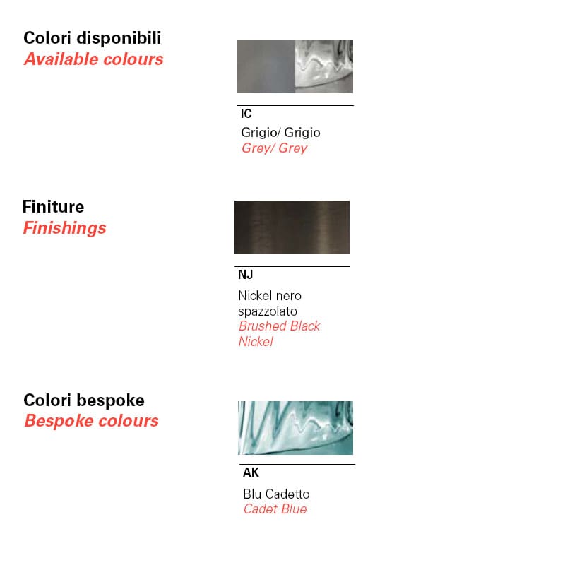 Barovier e Toso Finiture Lampada Padma Longho Design Palermo