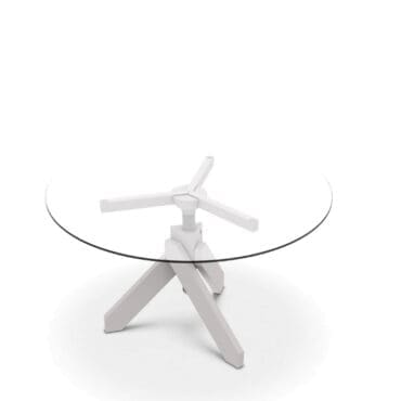 De Padova Tavolo Vidun bianco d130 Longho Design Palermo