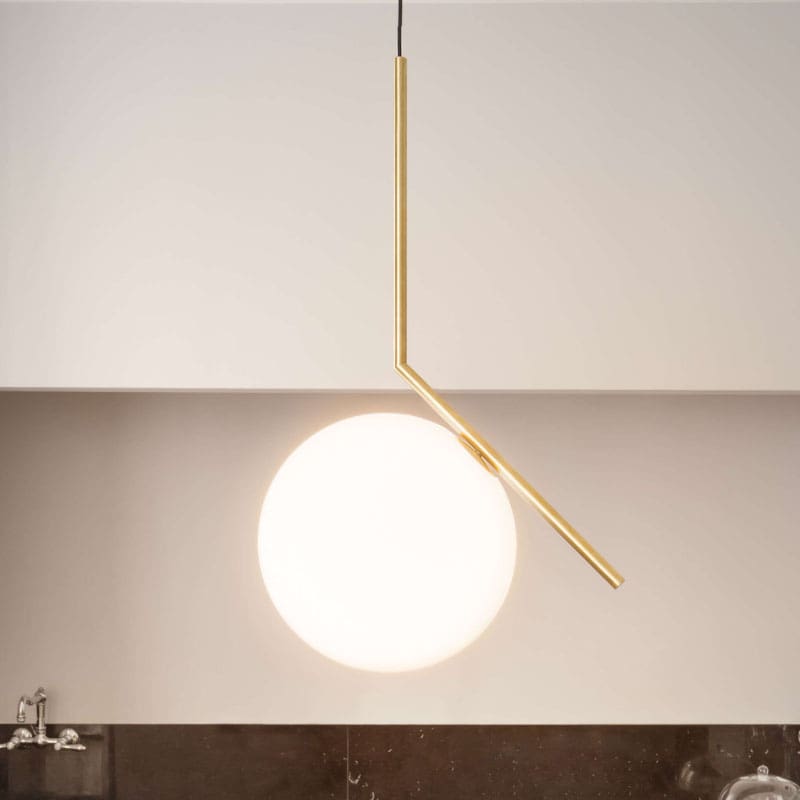 Flos Lampada a sospensione IC S3 ottone 1 Longho Design Palermo