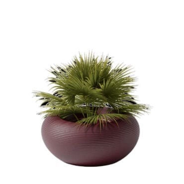 Qeeboo Fioriera Nami Planter rosso indiano Longho Design Palermo