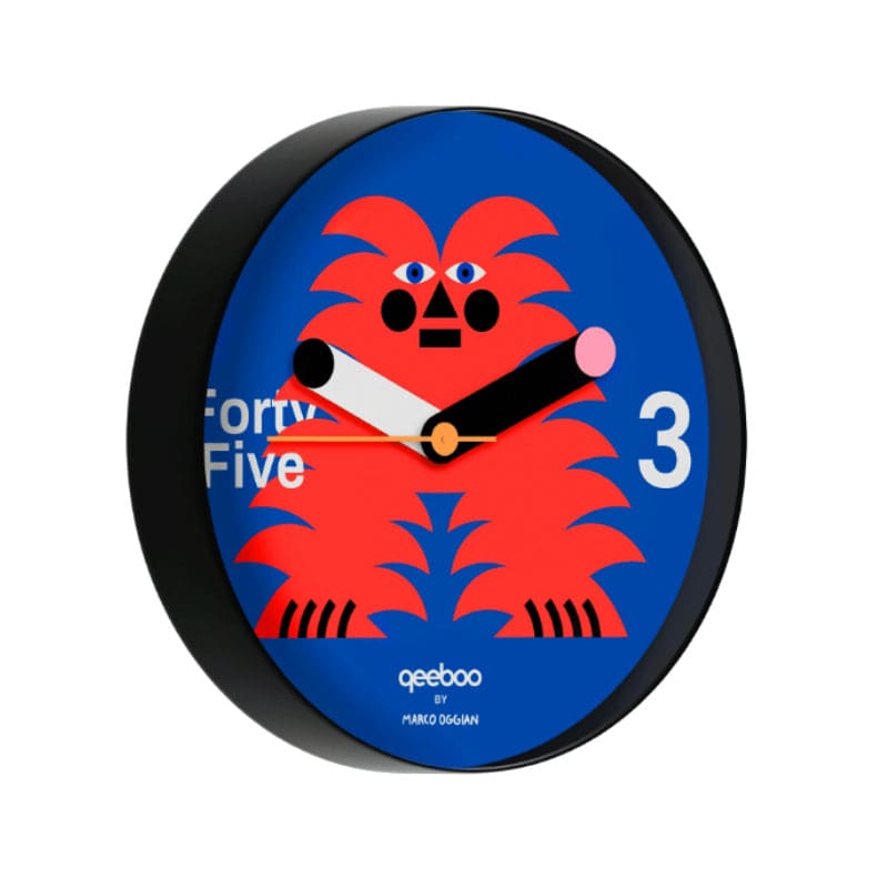 Qeeboo Orologio da parete Magic Samu 1 Longho Design Palermo