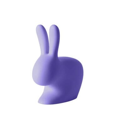 Qeeboo Sedia Coniglio blue violet longho design palermo