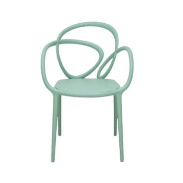 Qeeboo Sedia Loop senza Cuscino Set 2 pezzi Balsam Green Longho Design Palermo