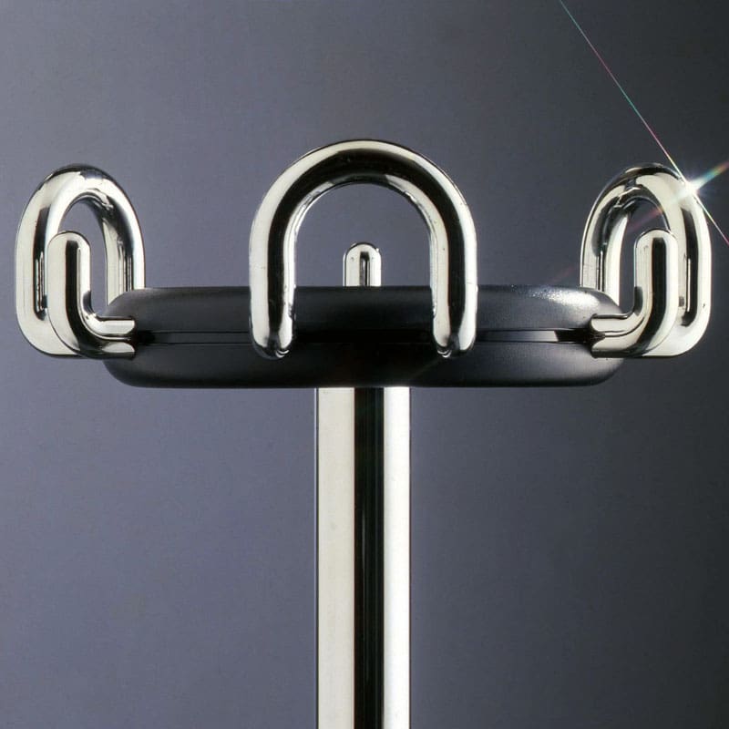 Rexite Appendiabiti Aiuto cromo nero 1 Longho Design Palermo