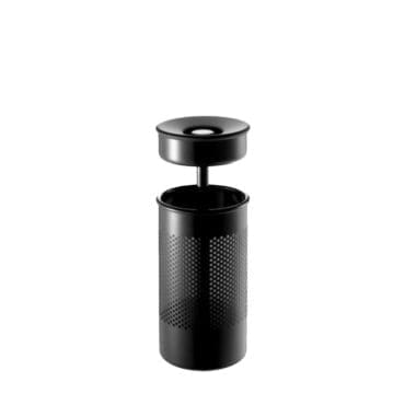 Rexite Posacenere da terra con gettacarte Cribbio nero Longho Design Palermo