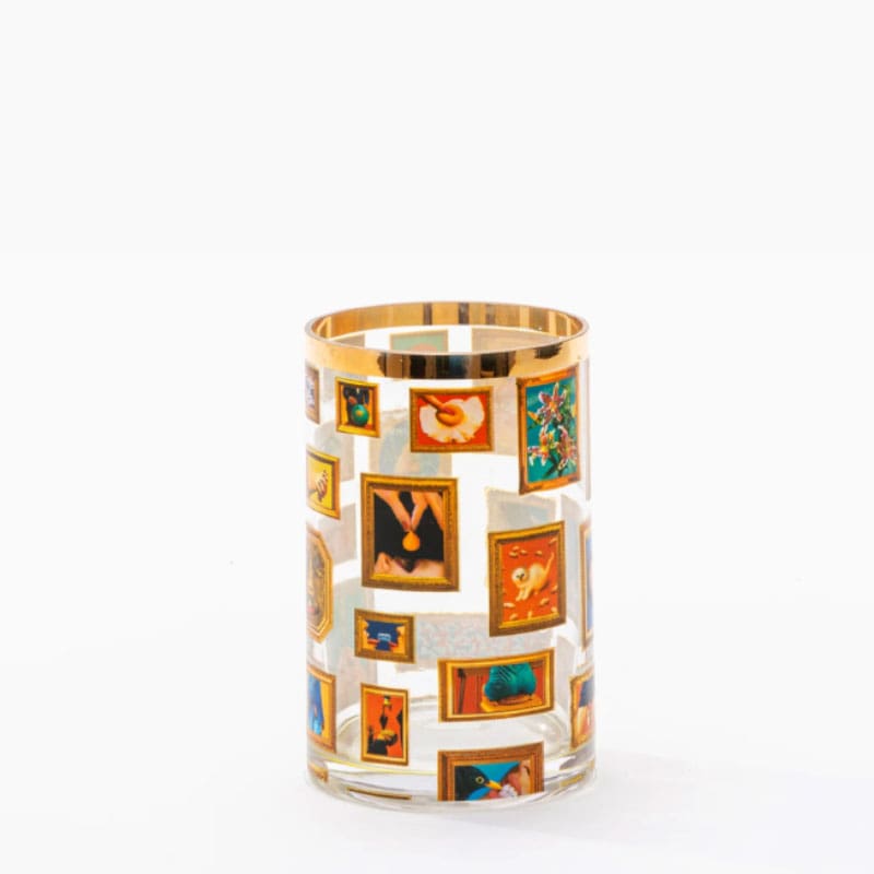 Seletti Vaso in vetro cilindrico piccolo Frames 1 Longho Design Palermo