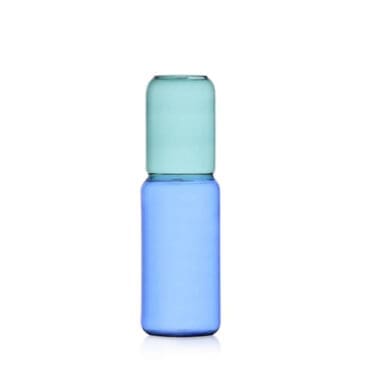 Ichendorf Vaso Revolve petrolio blu H35 Longho Design Palermo
