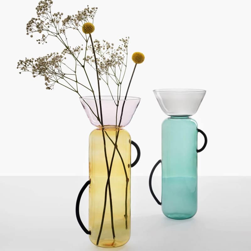 Ichendorf Vaso Geleè rosa/giallo Longho Design Palermo