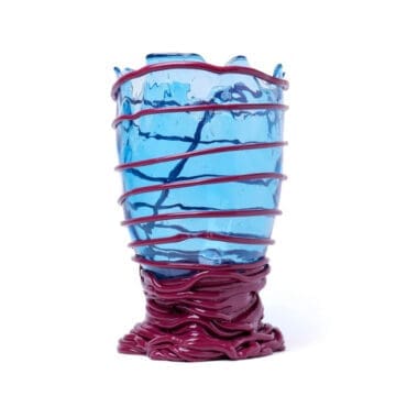 Corsi Design Vaso Pompitu II Azzurro Ciliegia opaco L Longho Design Palermo