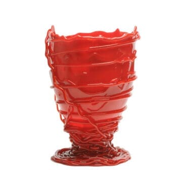 Corsi Design Vaso Pompitu II Rosso opaco Rosso trasparente L Longho Design Palermo