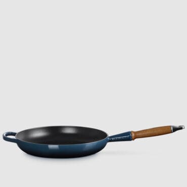 Le Creuset Padella con manico legno Evolution 28 Nuit Longho Design Palermo