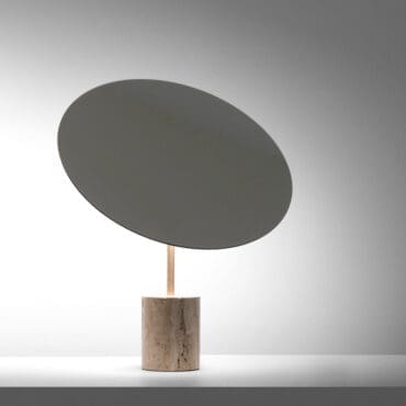 Davide Groppi Lampada da tavolo Calvino travertino Longho Design Palermo