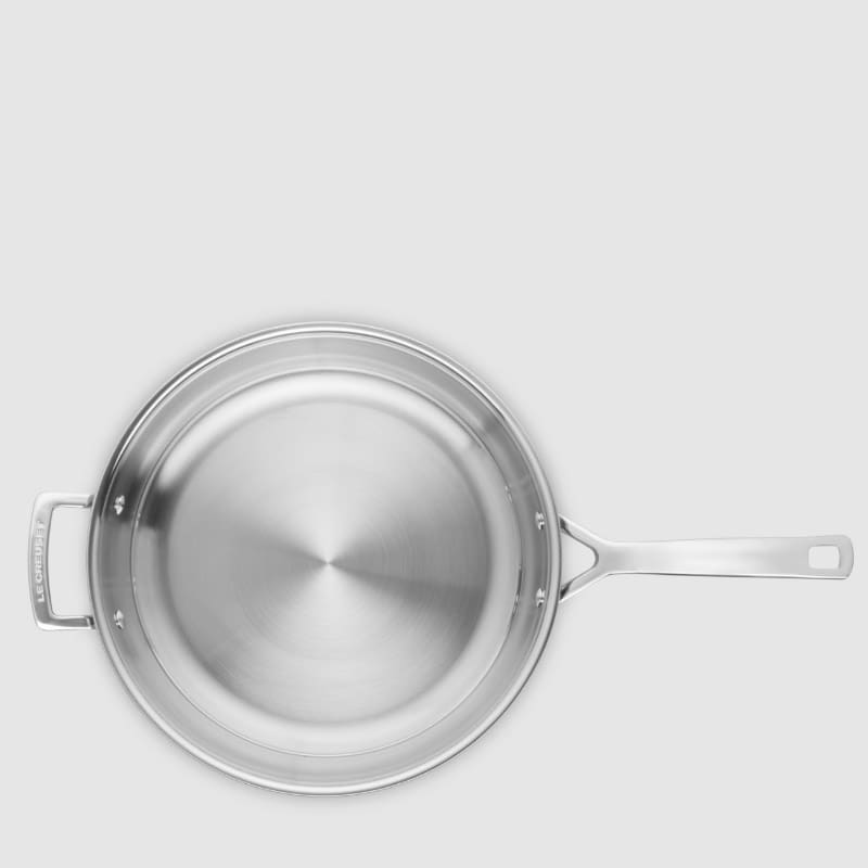 Le Creuset Padella Bassa Classic con maniglia acciao inox d30 3 Longho Design Palermo