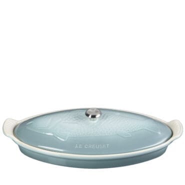 Le Creuset Pesciera Tradition 34 Sea Salt Longho Design Palermo