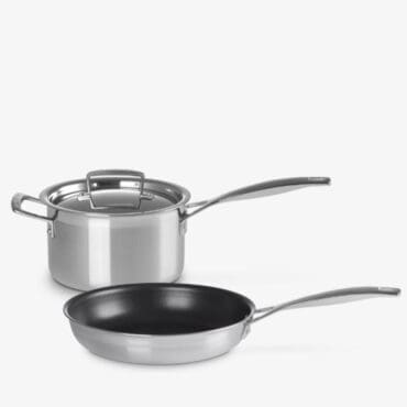 Le Creuset Set 2 pezzi in acciaio inox d24 e d18 Longho Design Palermo